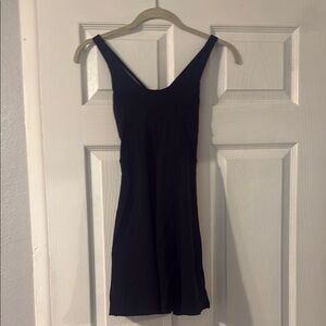 Black Sport Dress with under biker shorts